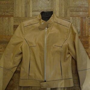 DER-SAN LEATHER MODA ITALY BUTTERY SOFT LEATHER JACKET